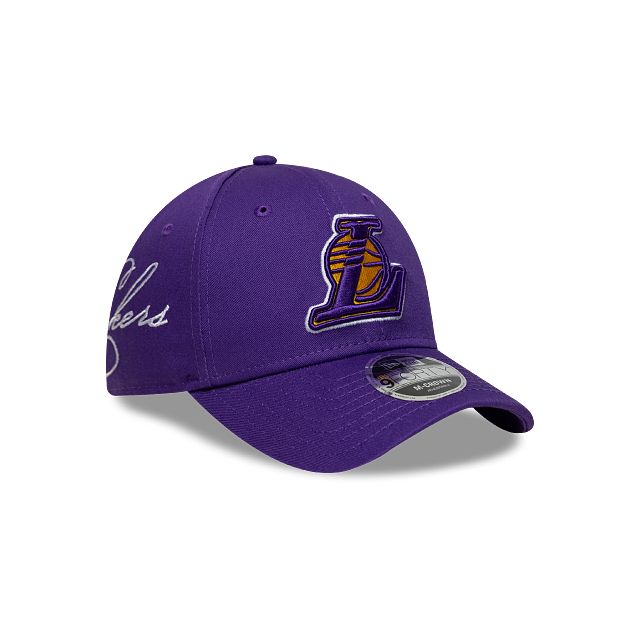 Los Angeles Lakers NBA Side Script 9FORTY M-Crown Snapback