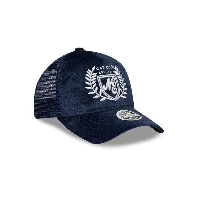 New Era Velour 9FORTY A-Frame Trucker Snapback