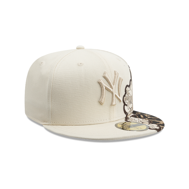 New York Yankees MLB Floral Pack 59FIFTY Cerrada Beige