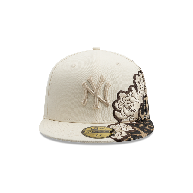 New York Yankees MLB Floral Pack 59FIFTY Cerrada Beige