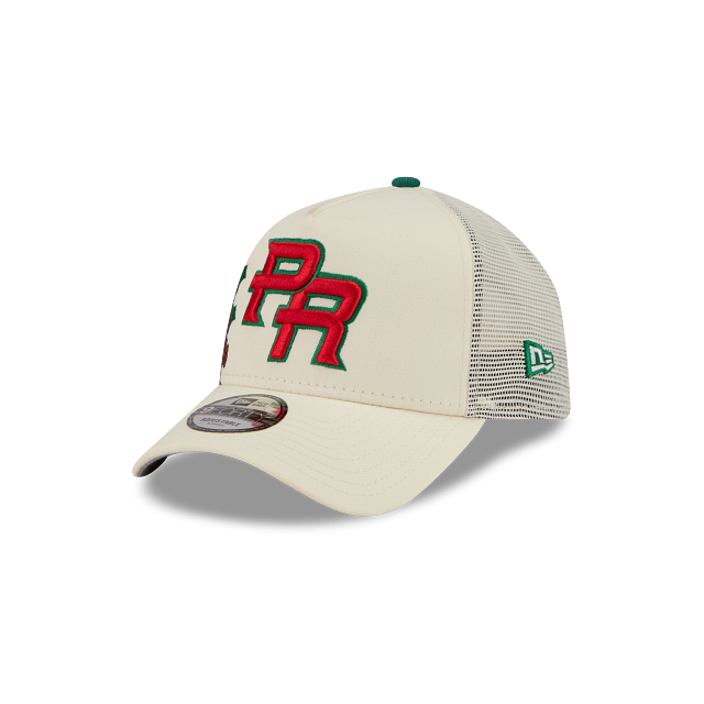 Puerto Rico MLB World Baseball Classic Embroidery 9FORTY A-Frame Trucker Snapback