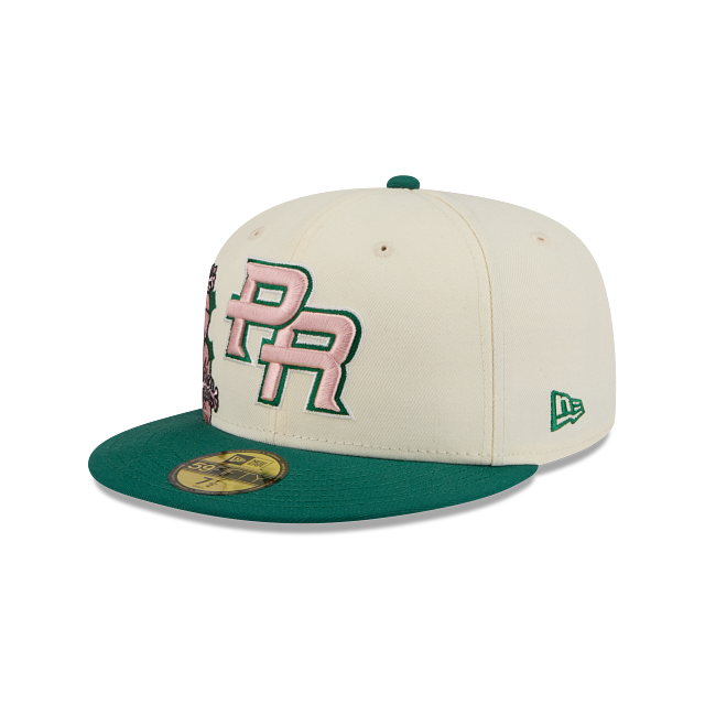 Puerto Rico MLB World Baseball Classic Embroidery 59FIFTY Cerrada Blanca