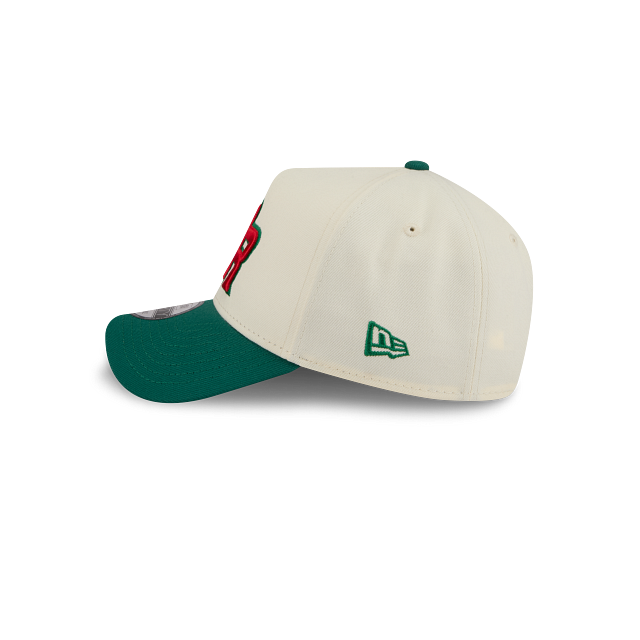 Puerto Rico MLB World Baseball Classic Embroidery  9FORTY A-Frame Snapback Blanca