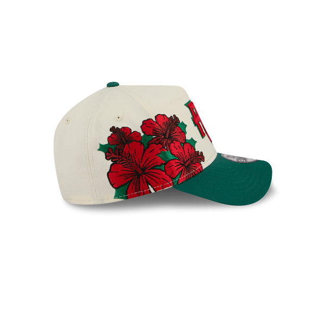 Puerto Rico MLB World Baseball Classic Embroidery  9FORTY A-Frame Snapback Blanca