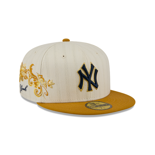 New York Yankees MLB Herringbone 59FIFTY Cerrada