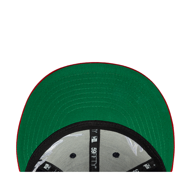 Atlanta Braves MLB Side Script 59FIFTY Low Profile Cerrada