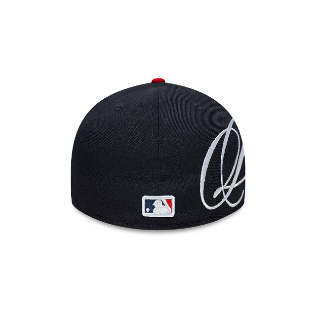 Atlanta Braves MLB Side Script 59FIFTY Low Profile Cerrada
