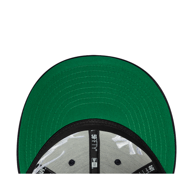 New York Yankees MLB Side Script 59FIFTY Low Profile Cerrada