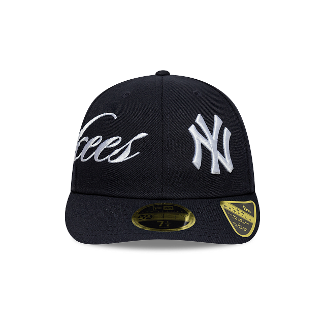 New York Yankees MLB Side Script 59FIFTY Low Profile Cerrada