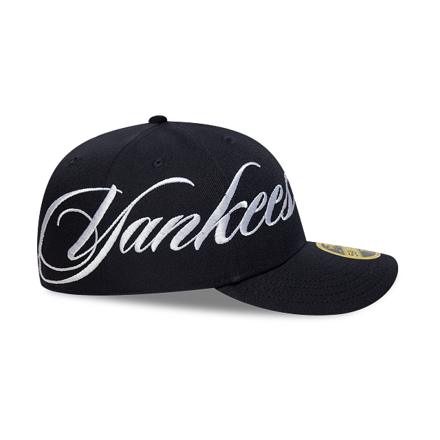 New York Yankees MLB Side Script 59FIFTY Low Profile Cerrada