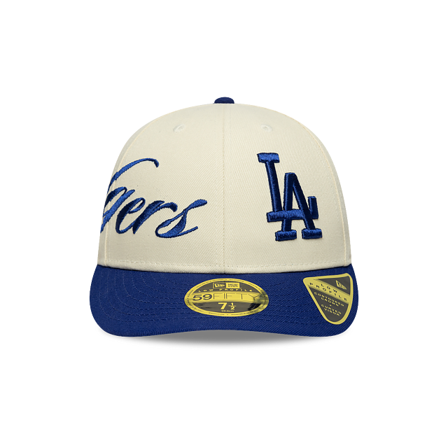 Los Angeles Dodgers MLB Side Script 59FIFTY Low Profile Cerrada