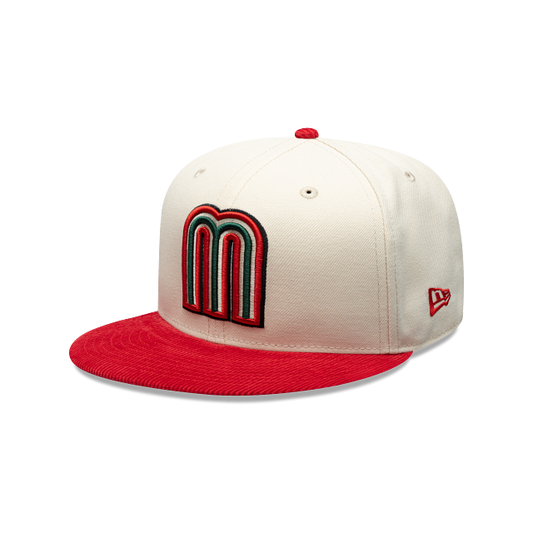 México Soccer Cord Visor 59FIFTY Cerrada Roja