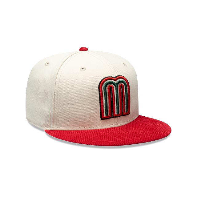 México Soccer Cord Visor 59FIFTY Cerrada Roja