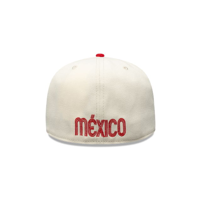 México Soccer Cord Visor 59FIFTY Cerrada Roja