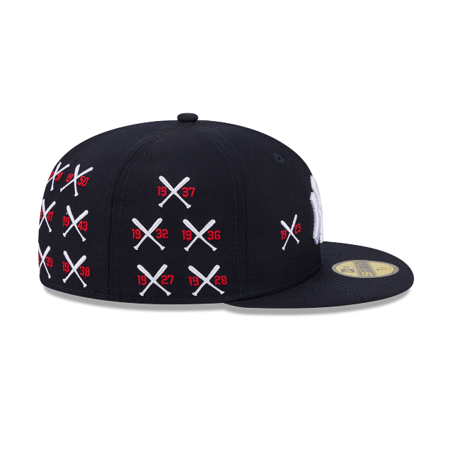 New York Yankees x Spike Lee x World Series Championships Mini Bats Wool 59FIFTY Cerrada