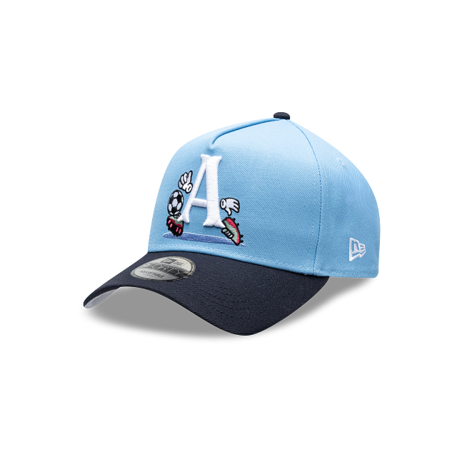 Argentina Soccer Cartoon 9FORTY A-Frame Snapback