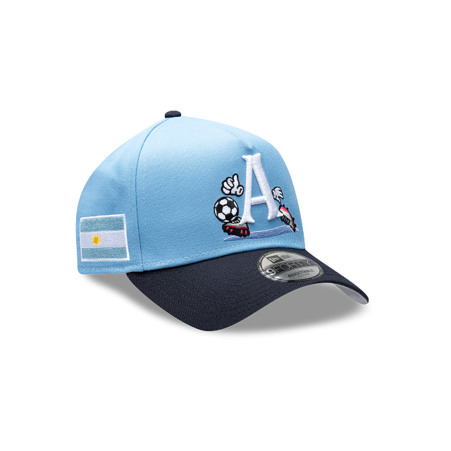 Argentina Soccer Cartoon 9FORTY A-Frame Snapback