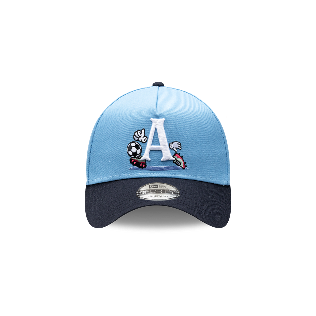 Argentina Soccer Cartoon 9FORTY A-Frame Snapback