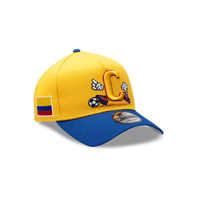 Colombia Soccer Cartoon 9FORTY A-Frame Snapback