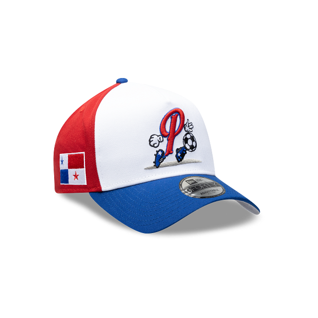 Panamá Soccer Cartoon 9FORTY A-Frame Snapback Roja