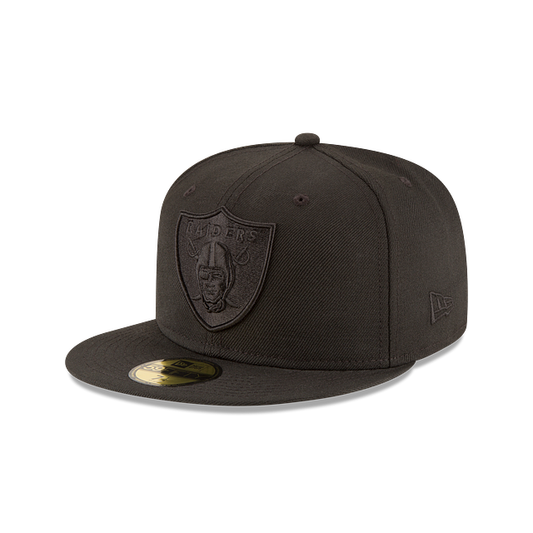 Las vegas Raiders NFL Black on Black 59FIFTY Cerrada