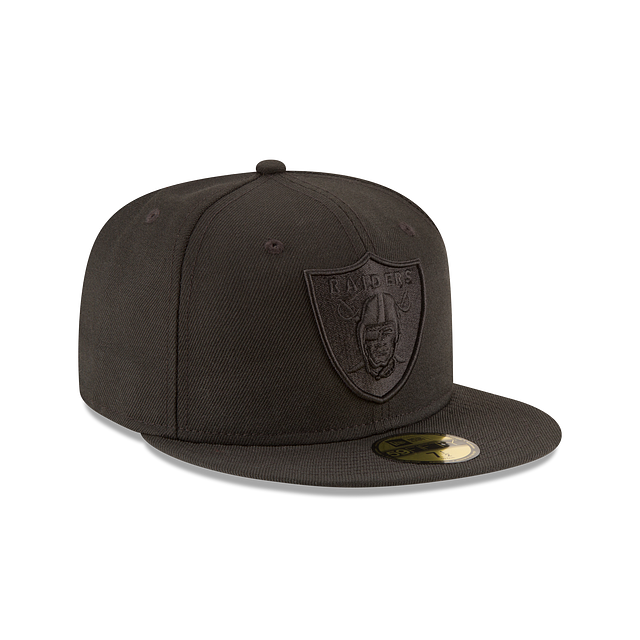 Las vegas Raiders NFL Black on Black 59FIFTY Cerrada