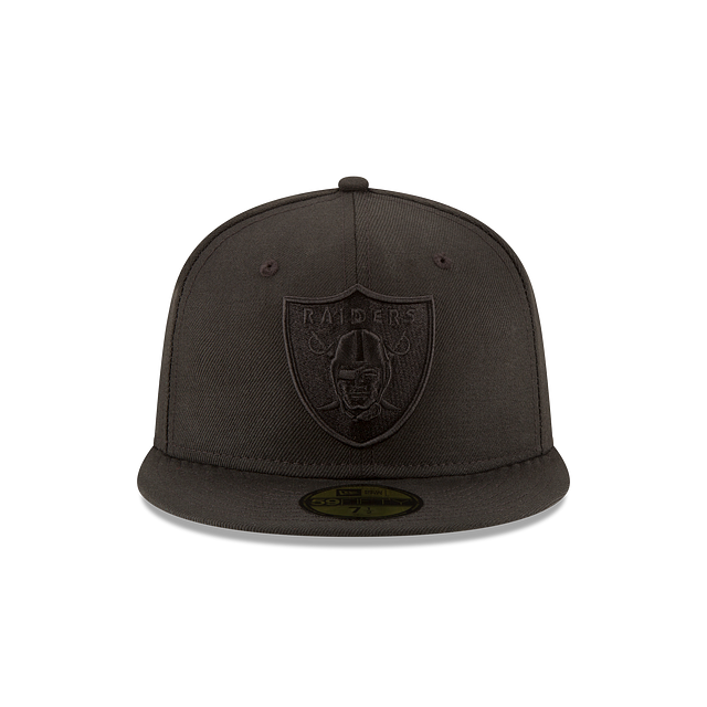 Las vegas Raiders NFL Black on Black 59FIFTY Cerrada