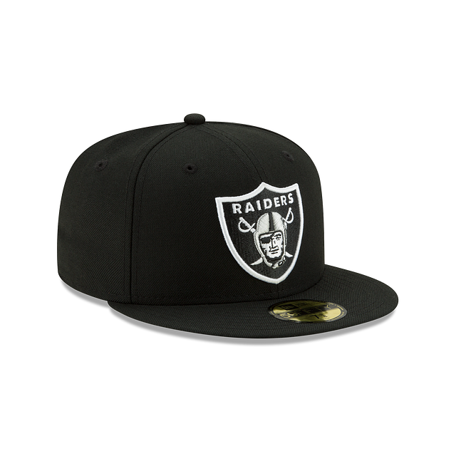 Las Vegas Raiders NFL Black on Black 59FIFTY Cerrada Negra