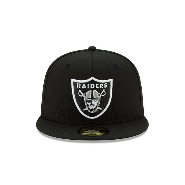 Las Vegas Raiders NFL Black on Black 59FIFTY Cerrada Negra