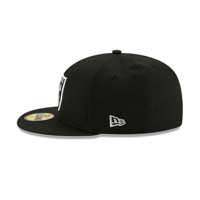 Las Vegas Raiders NFL Black on Black 59FIFTY Cerrada Negra