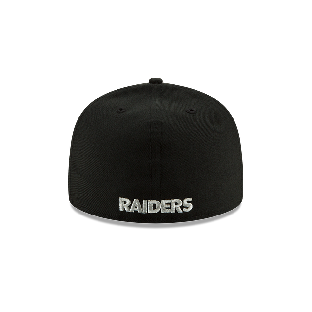 Las Vegas Raiders NFL Black on Black 59FIFTY Cerrada Negra