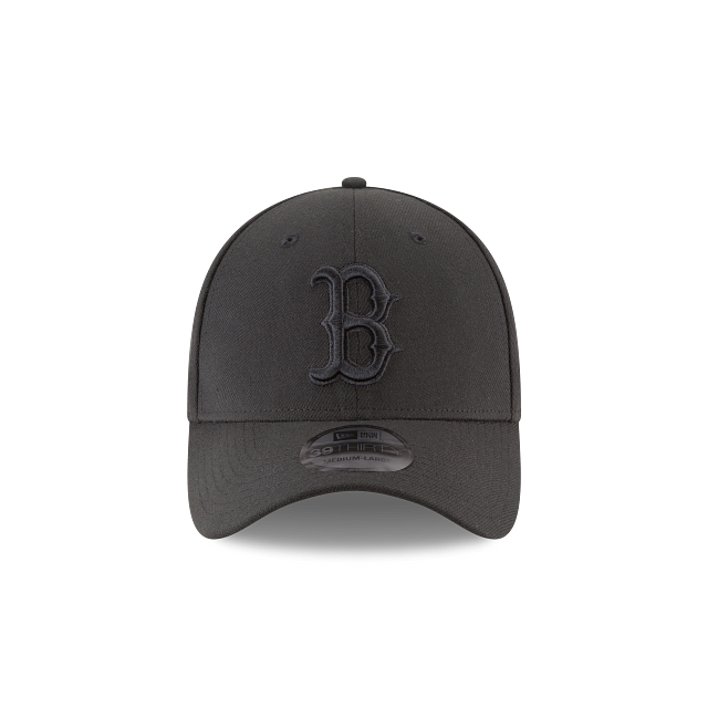 Boston Red Sox MLB Black on Black 39THIRTY Elástica