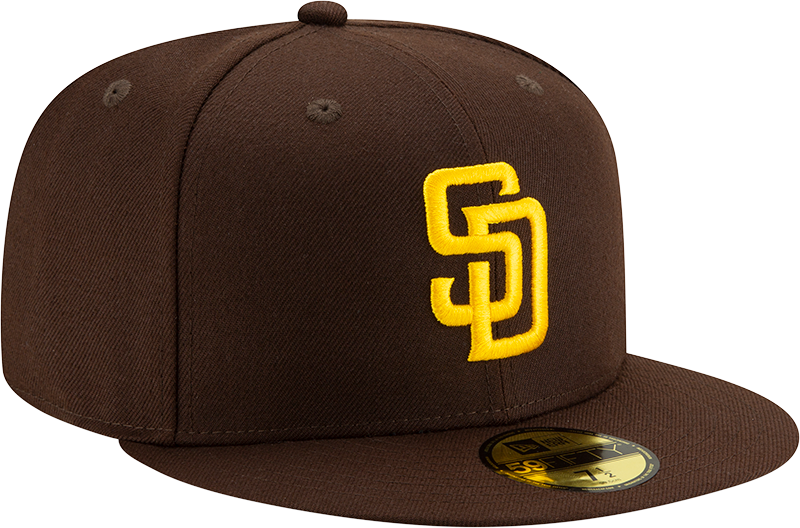 San Diego Padres MLB Performance Youth 59FIFTY Cerrada Café