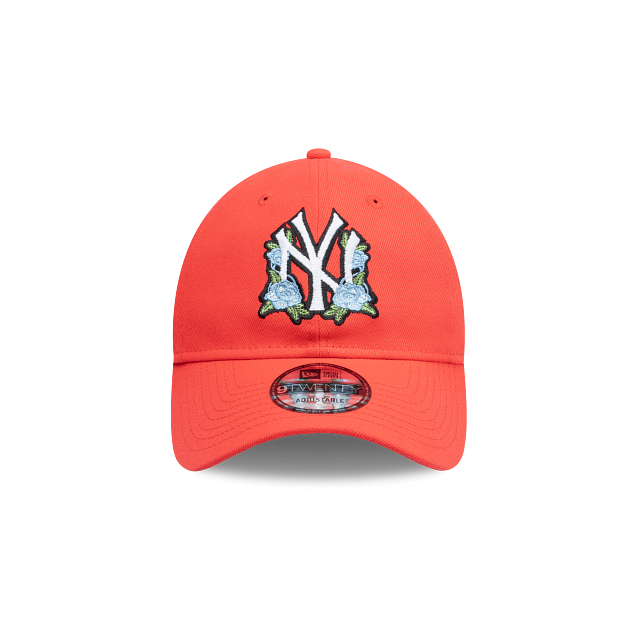 New York Yankees MLB Floral Lava Red 9TWENTY Strapback