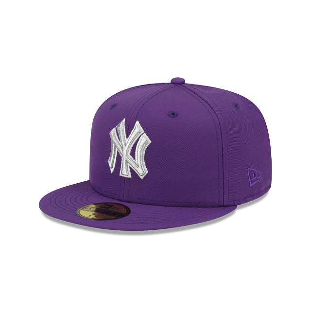 New York Yankees MLB Tonal Purple 59FIFTY Cerrada