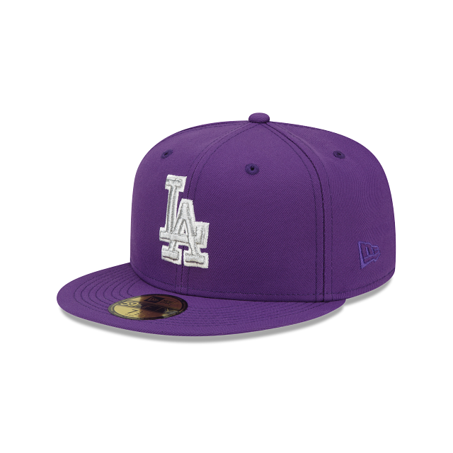Los Angeles Dodgers MLB Tonal Purple 59FIFTY Cerrada