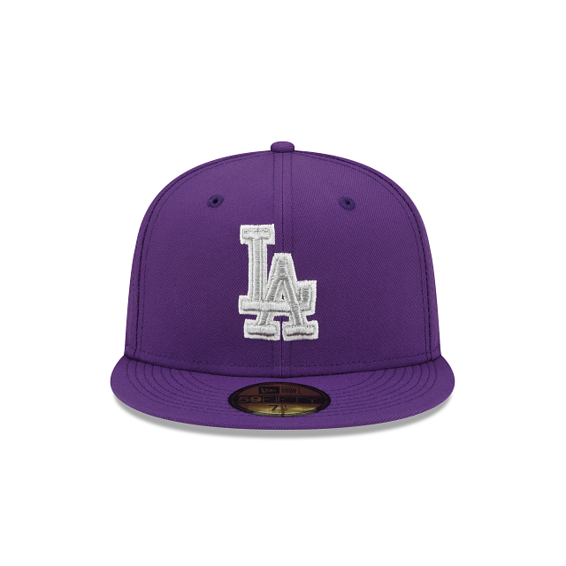 Los Angeles Dodgers MLB Tonal Purple 59FIFTY Cerrada