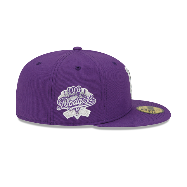 Los Angeles Dodgers MLB Tonal Purple 59FIFTY Cerrada