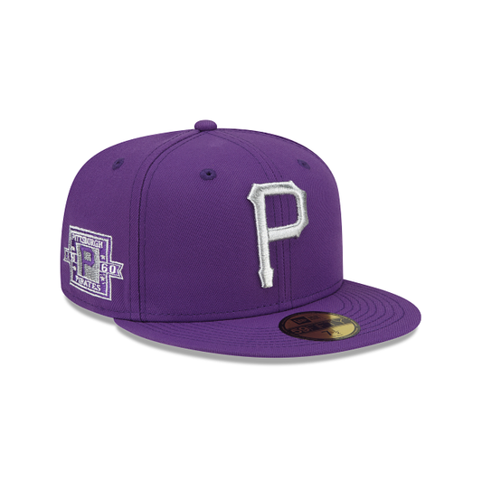 Pittsburgh Pirates MLB Tonal Purple 59FIFTY Cerrada
