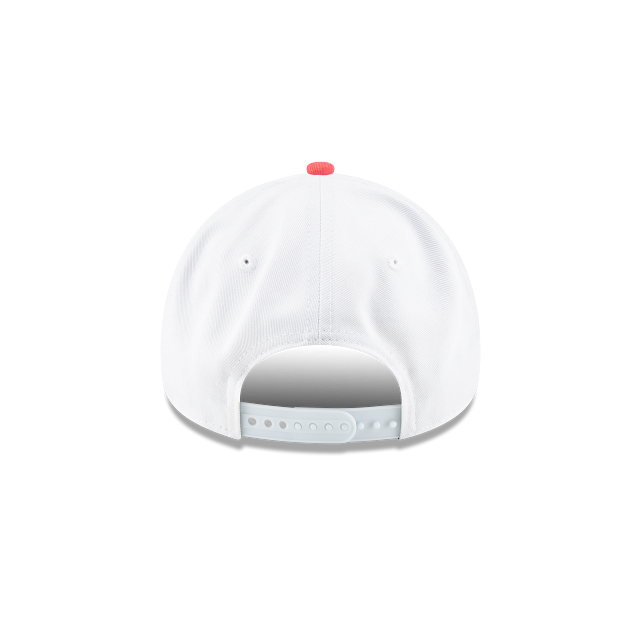 Atlanta Braves MLB White Coral 9FORTY A-Frame Snapback