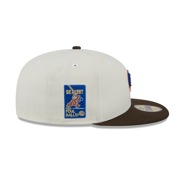 Chicago Cubs MLB Chrome Walnut 59FIFTY Cerrada