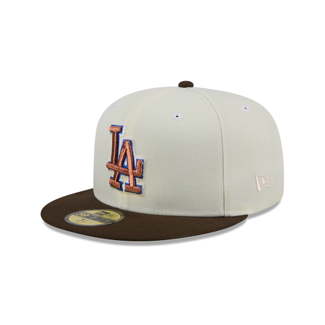 Los Angeles Dodgers MLB Chrome Walnut 59FIFTY Cerrada