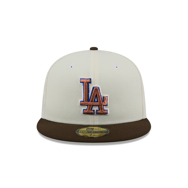Los Angeles Dodgers MLB Chrome Walnut 59FIFTY Cerrada