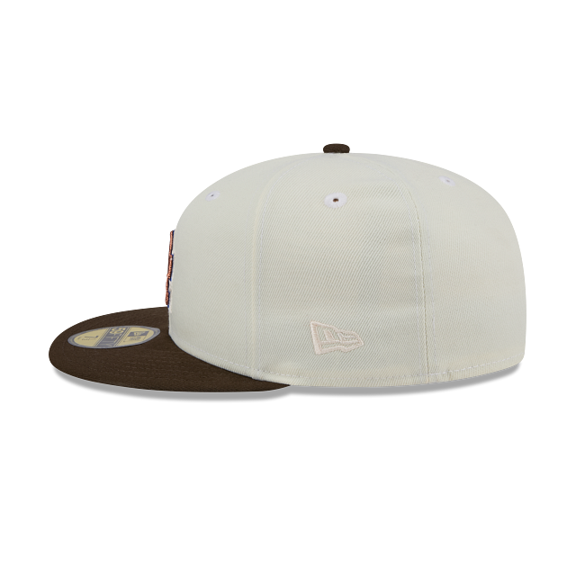 Los Angeles Dodgers MLB Chrome Walnut 59FIFTY Cerrada