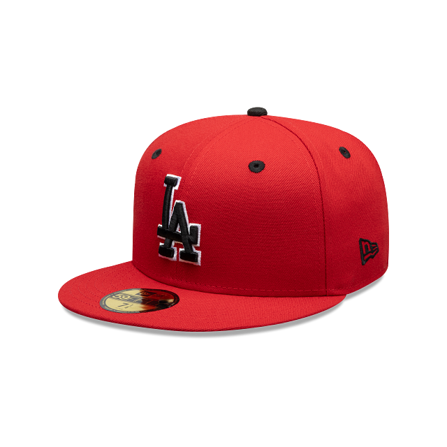 Los Angeles Dodgers  MLB Scarlet Patch 59FIFTY Cerrada