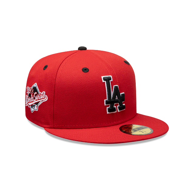 Los Angeles Dodgers  MLB Scarlet Patch 59FIFTY Cerrada