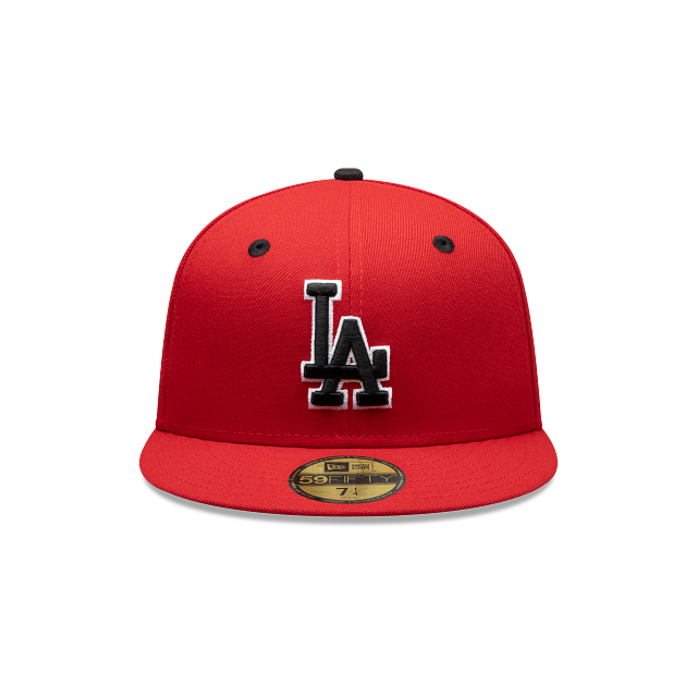 Los Angeles Dodgers  MLB Scarlet Patch 59FIFTY Cerrada