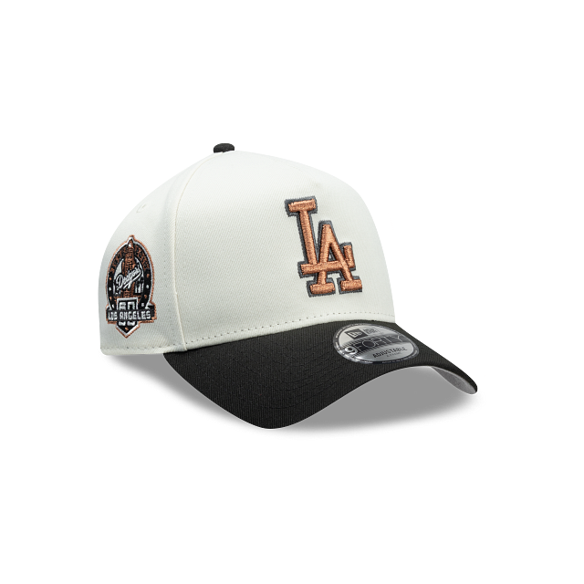 Los Angeles Dodgers MLB Two Tone Chrome Black 9FORTY A-Frame Snapback