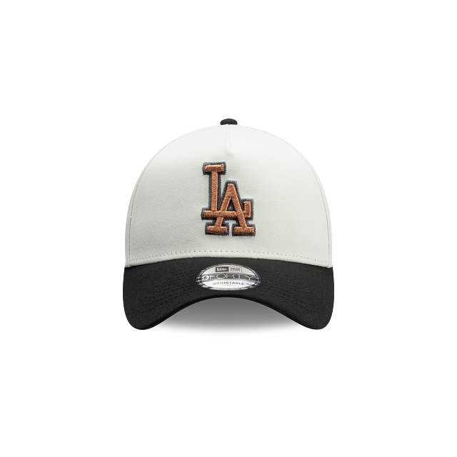 Los Angeles Dodgers MLB Two Tone Chrome Black 9FORTY A-Frame Snapback