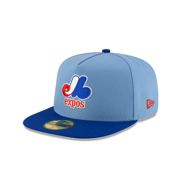 Montreal Expos MLB Sky Blue 59FIFTY Cerrada